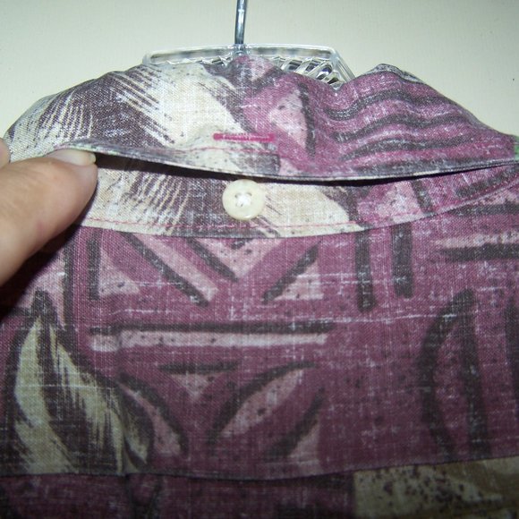 VINTAGE REYN SPOONER HAWAIIAN FLORAL CAMP SHIRT - Picture 9 of 11